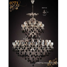 Big Black Elegant Crystal Chandelier Pendants Light (MD0771-60)